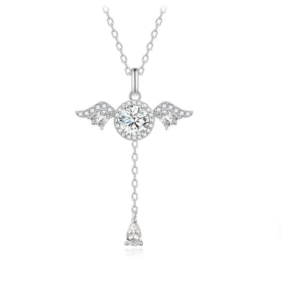 Angel Love Sterling Necklace
