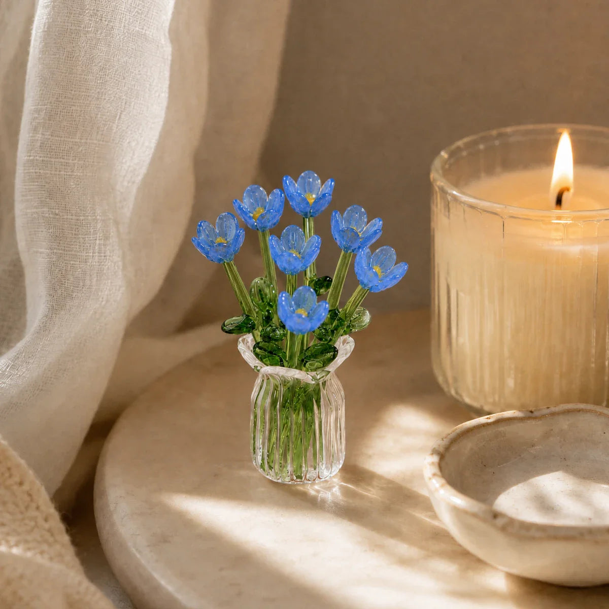 Florette Glass Bouquet